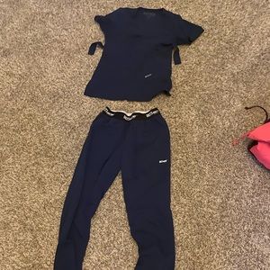Greys anatomy xxs scrub set navy
